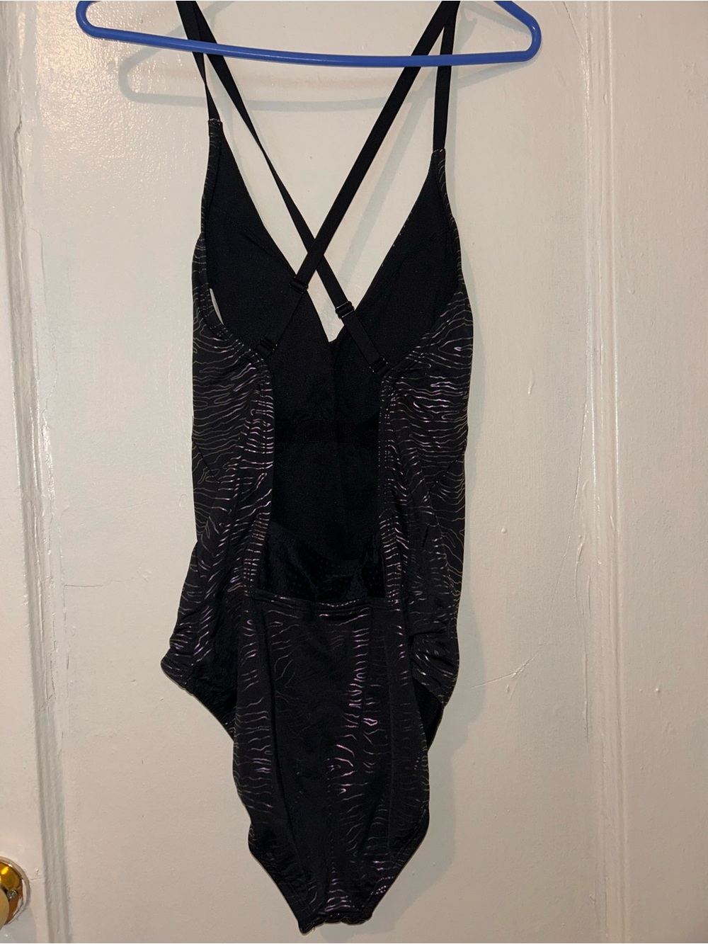 Nike Black/ iridescent One-Piece Swimsuit Nessa - Picture 4 of 16
